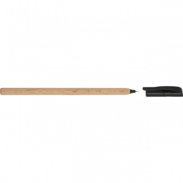 Logo trade promotional gift photo of: Wooden ballpen PALMDALE