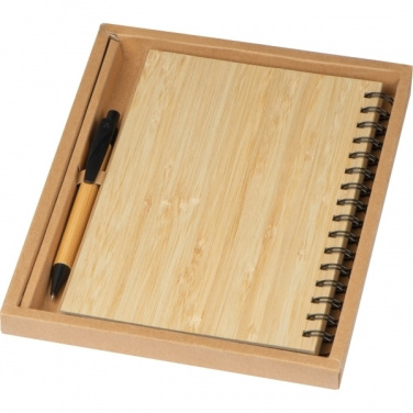 Logo trade promotional merchandise photo of: A5 notebook PISA