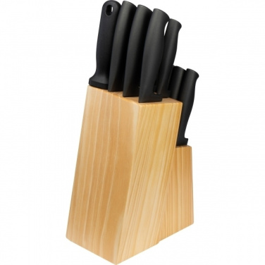 Logo trade promotional items image of: Knife block BERLIN