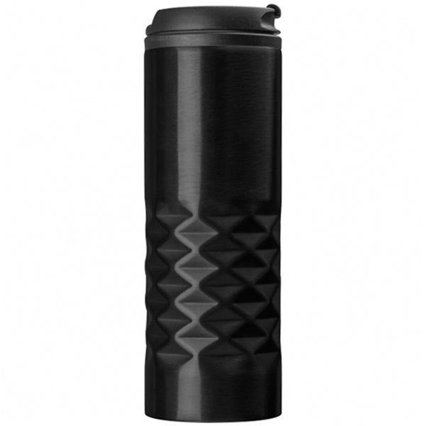 Logo trade promotional giveaways image of: Thermal stainless steel mug SANTANDER 500 ml