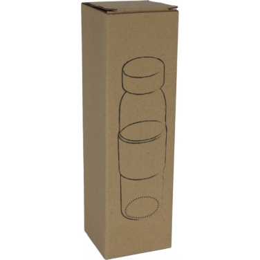 Logo trade corporate gifts image of: Glass bottle SKOPJE 500 ml