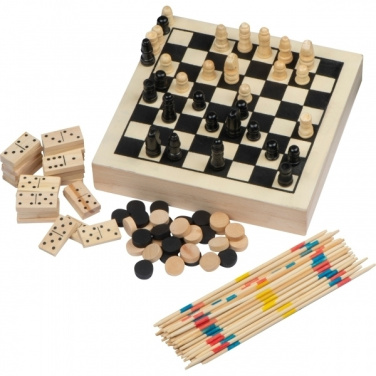 Logotrade promotional giveaways photo of: Wooden game collection RIGA