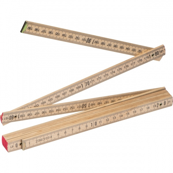 Logotrade promotional gift picture of: Folding rule ST. GALLEN