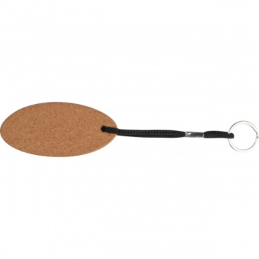 Logo trade promotional giveaways image of: Cork keyring ROSKILDE