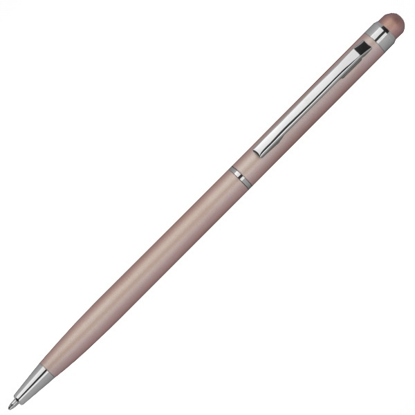 Logo trade promotional items picture of: Ball pen with touch function CATANIA