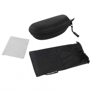 Logo trade promotional gift photo of: Case for sunglasses ARKANSAS Schwarzwolf