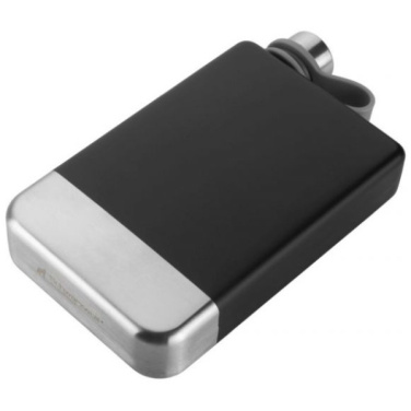 Logotrade promotional item picture of: Hip flask set TAHAT Schwarzwolf