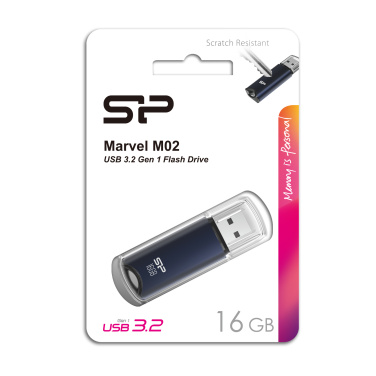 Logotrade corporate gift picture of: Pendrive Silicon Power Marvel - M02 3.2 16GB