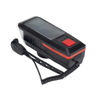 Logo trade promotional products image of: Solar bike light with horn, MC-5