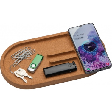 Logo trade promotional gifts picture of: Desk organiser with charging station LANCASTER