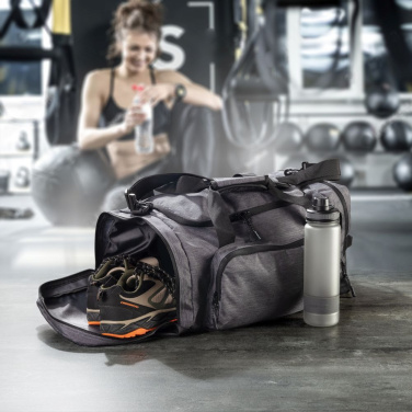 Logo trade promotional gift photo of: Travel and sport bag ARARAT Schwarzwolf