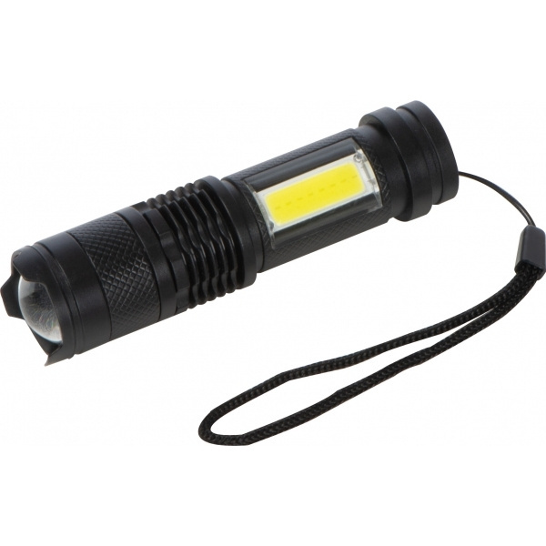 Logo trade advertising product photo of: Rechargeable flashlight AARHUS