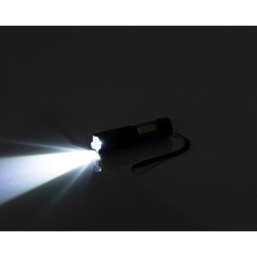 Logotrade business gift image of: Rechargeable flashlight AARHUS