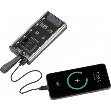 Logo trade promotional merchandise photo of: Power bank 10 000 mAh DARWIN