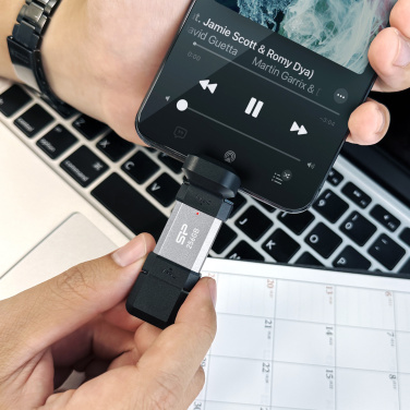 Logo trade advertising products picture of: Pendrive Silicon Power Mobile - C51 3.2, 64GB