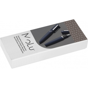 Logo trade promotional gifts image of: Writing set soft touch SAINTE MAXIME MoLu