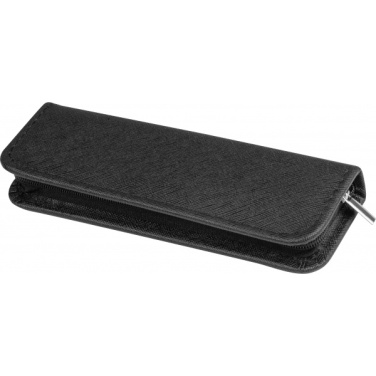 Logo trade promotional giveaways image of: Writing set soft touch Uppsala