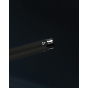 Logo trade promotional merchandise image of: Recycled ballpoint pen Naples