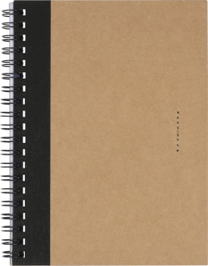 Logo trade promotional merchandise image of: Spiral notebook Ravenna