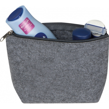 Logotrade promotional product image of: RPET cosmetic bag Cremona