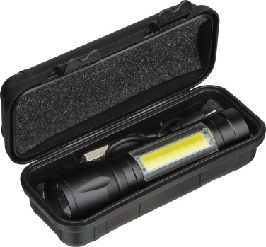 Logo trade promotional giveaways picture of: Rechargeable flashlight Tokyo