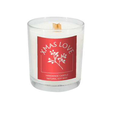 Logo trade promotional giveaways picture of: Soy candle 190g Christmas love