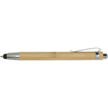 Logo trade corporate gift photo of: Elm bamboo ballpoint pen
