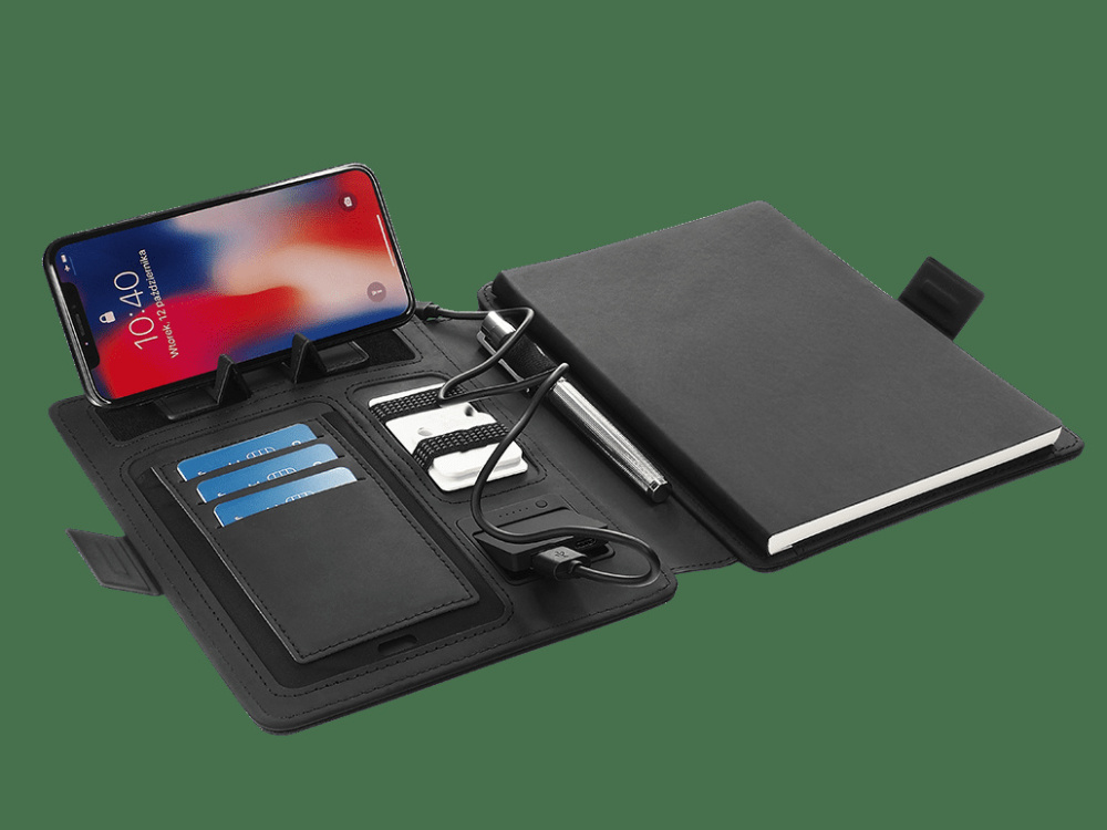 Logo trade business gift photo of: HERMANO Power Bank Organizer 54713000