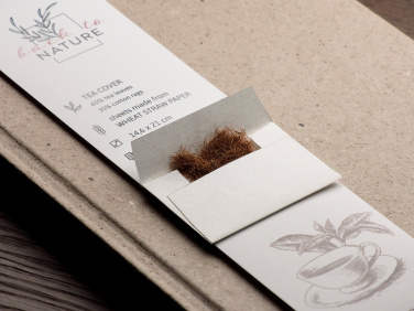 Logo trade corporate gifts image of: Recycled Tea Notebook 209734000