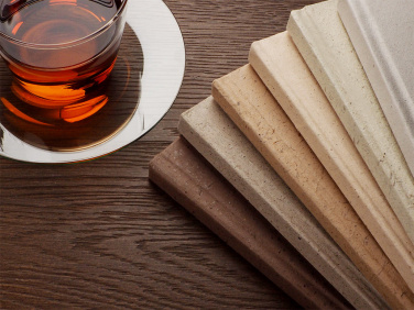 Logotrade promotional merchandise photo of: Recycled Tea Notebook 209734000