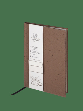 Logo trade promotional merchandise picture of: Recycled Coffee Notebook 209733900