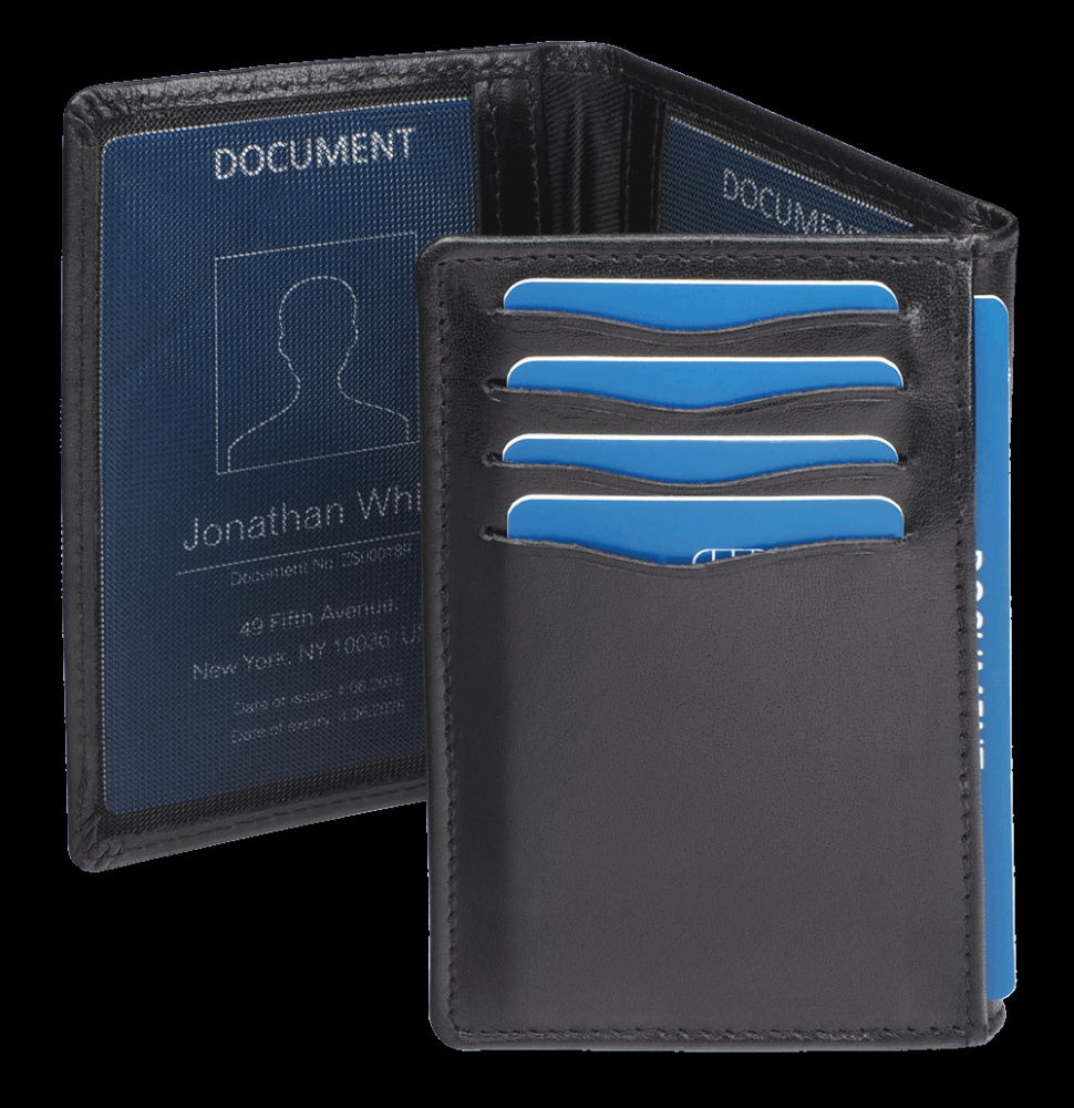 Logo trade promotional giveaways picture of: RFID document wallet 20501300