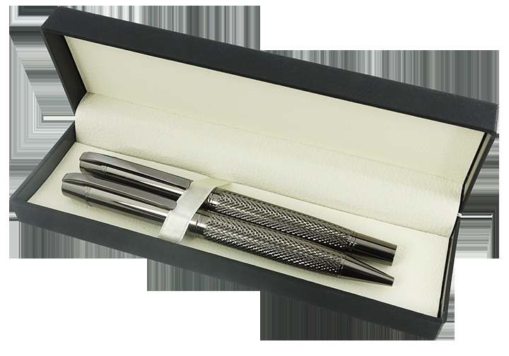 Logo trade promotional giveaways picture of: AVALON pen set 60503600