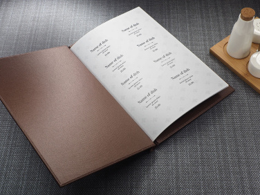 Logo trade promotional products image of: Menu cover 1720280