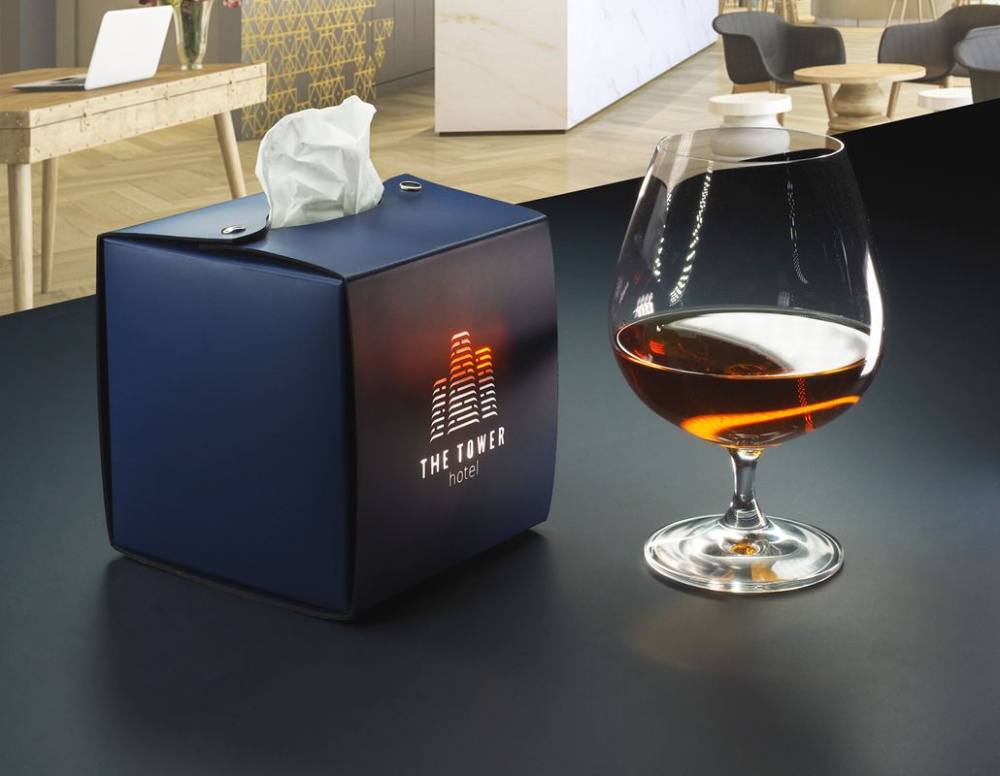 Logo trade business gift photo of: Tissue box 1199094