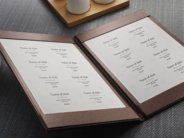 Logo trade promotional giveaway photo of: Menu cover 1719280