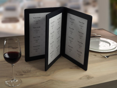 Logo trade business gifts image of: Menu cover 1065119