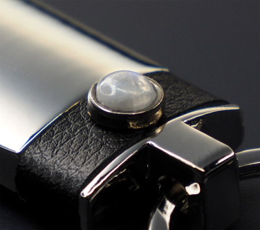 Logotrade promotional product picture of: Moonstone Keyring 1295095