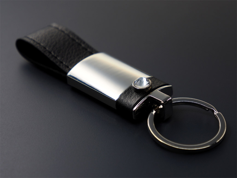 Logo trade corporate gift photo of: Swarovski Crystal Keyring 908095