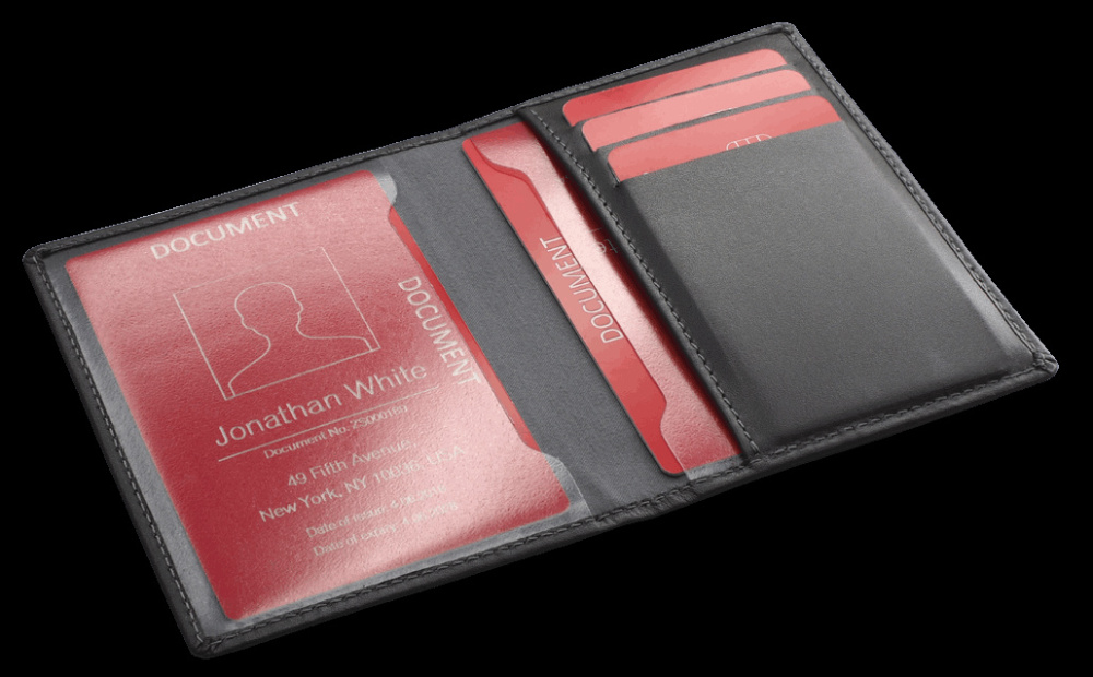 Logo trade business gift photo of: Document wallet 889131