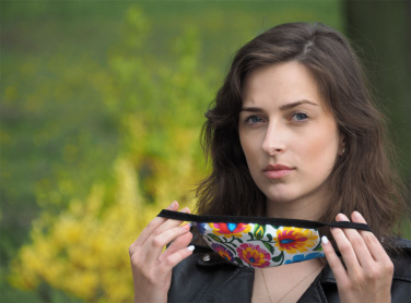 Logo trade corporate gifts image of: MARS cotton mask (size M) 1379165