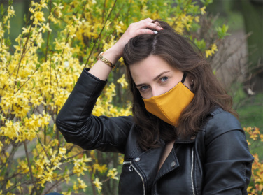 Logotrade promotional merchandise photo of: VENUS PRO cotton face mask with a pocket an HEPA filter 1378165