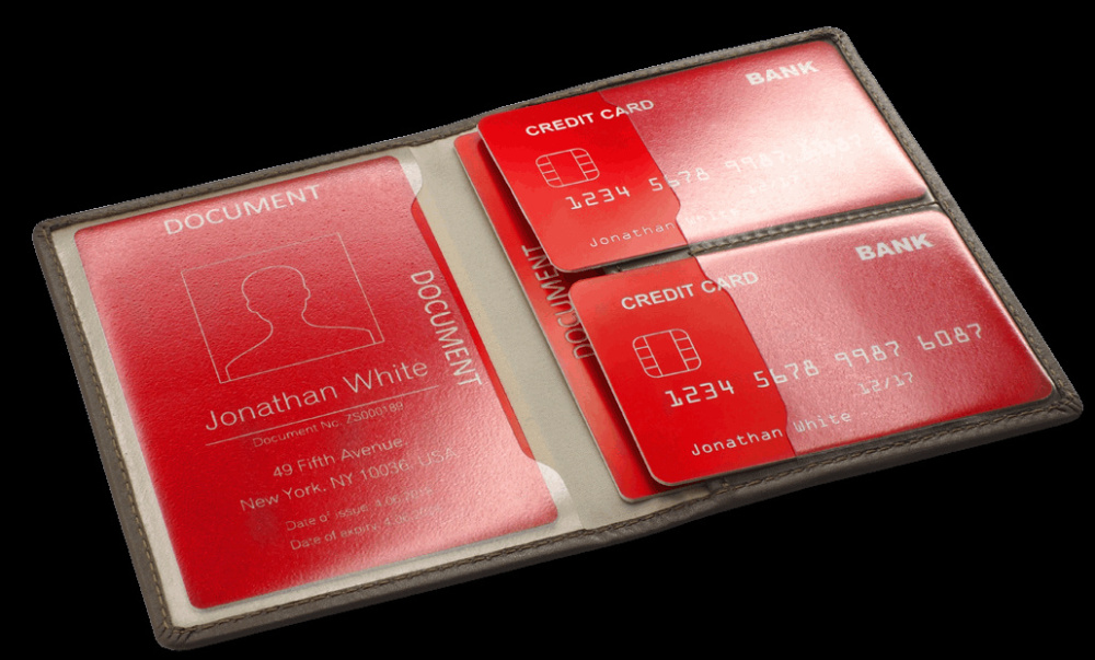 Logotrade corporate gift image of: RFID document wallet 611131