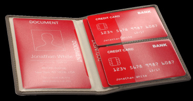 Logo trade promotional products image of: RFID document wallet 611131