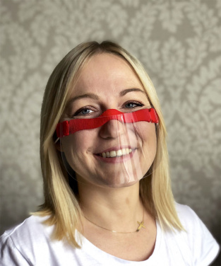 Logotrade promotional giveaway picture of: HESTIA clear face shield-mask for mouth and nose 1452162