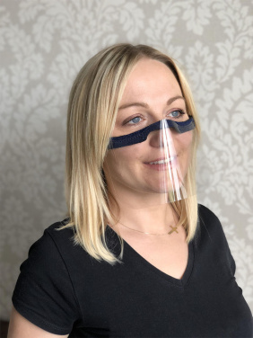Logo trade promotional gifts picture of: KALIPSO clear face shield-mask for mouth and nose 1447162