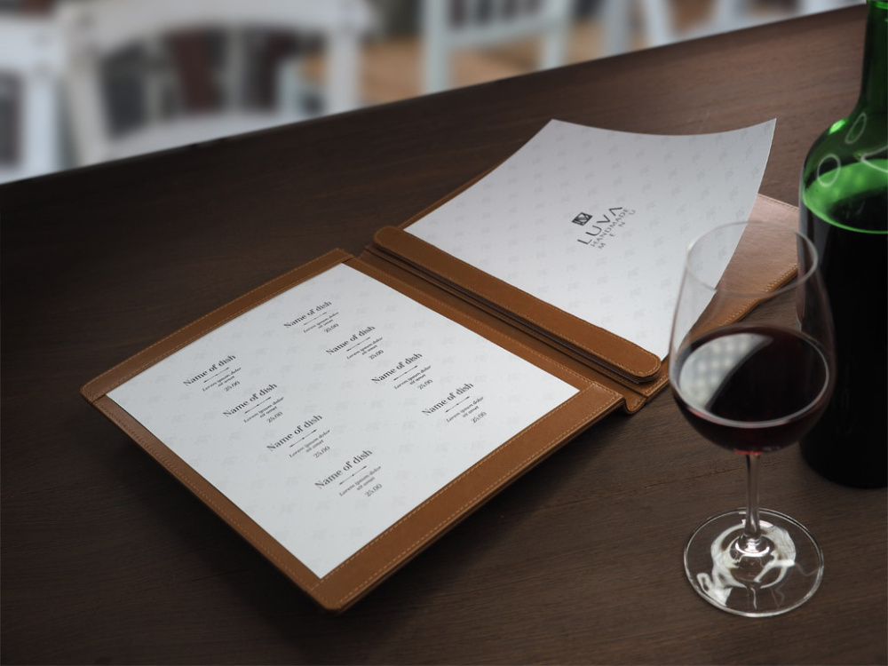 Logotrade promotional gift image of: Menu cover 1054119