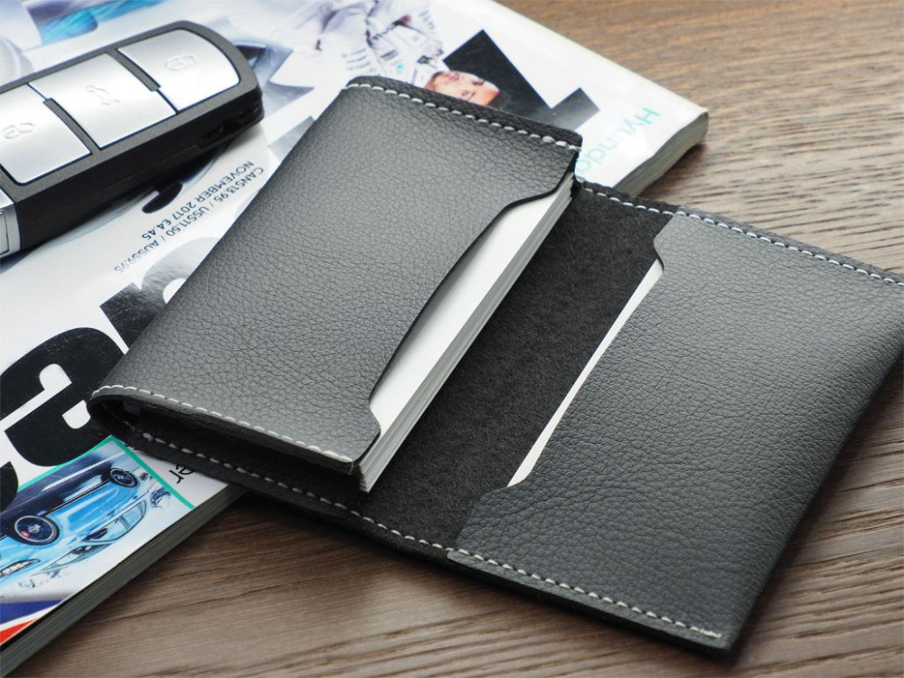 Logo trade promotional products image of: Business card holder 1166157