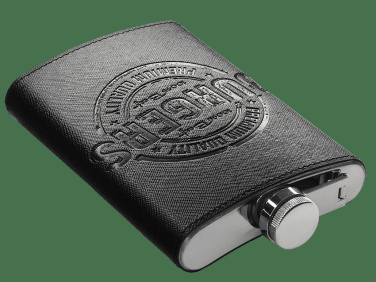 Logo trade advertising products image of: Hip flask 425113