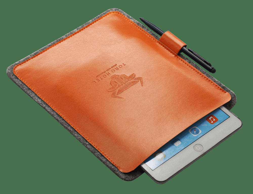 Logo trade promotional giveaways image of: Tablet case 1649049